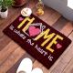 SWHF Premium Coir and Rubber Quirky Design Door and Floor Mat : Home is Where the Heart is